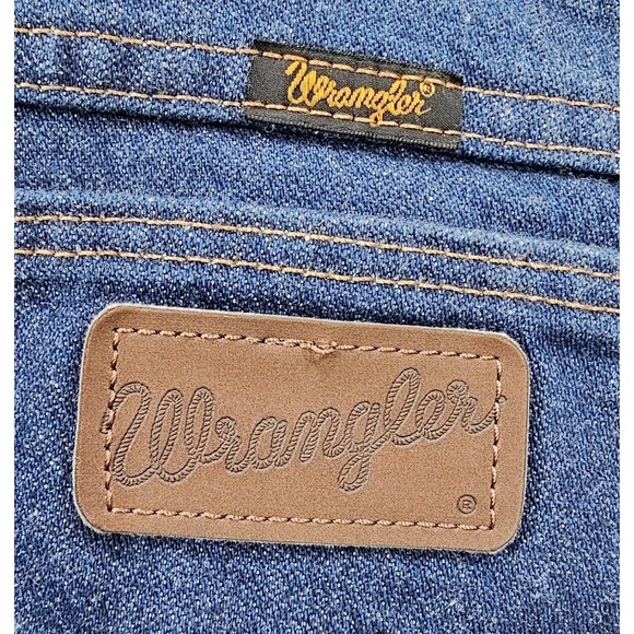 Wrangler Blue Cowboy Country Western Denim Jeans VINTAGE 47MWZPW MENS SIZE 44X30 - Picture 8 of 11
